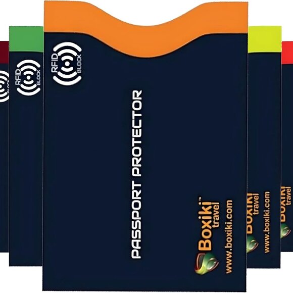RFID Blocking Passport Sleeves 5-PCS – Color-Coded Travel Organizers for Identit - Picture 1 of 6